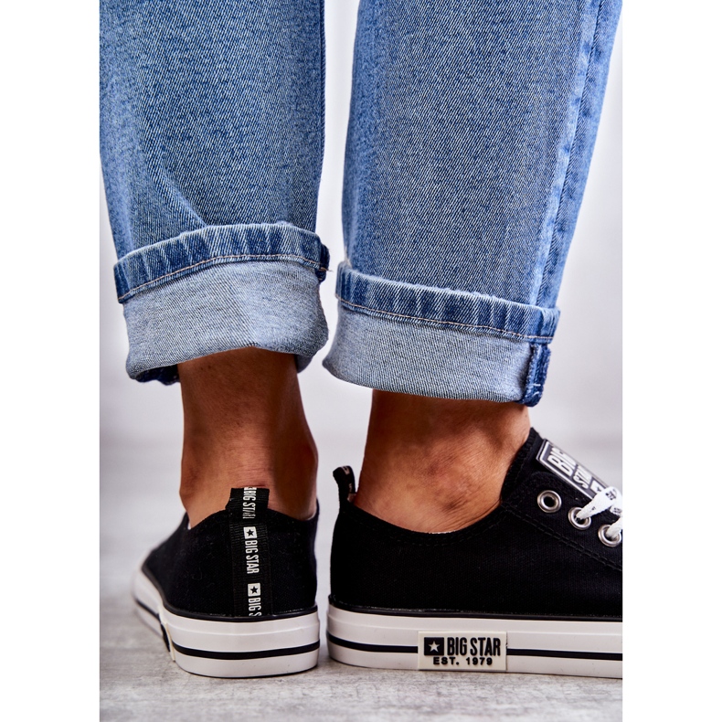 Dammaterial Sneakers Big Star KK274102 Svart 1