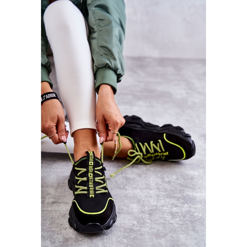 Dam Sneakers Memory Foam System Big Star KK274028 Svart 1