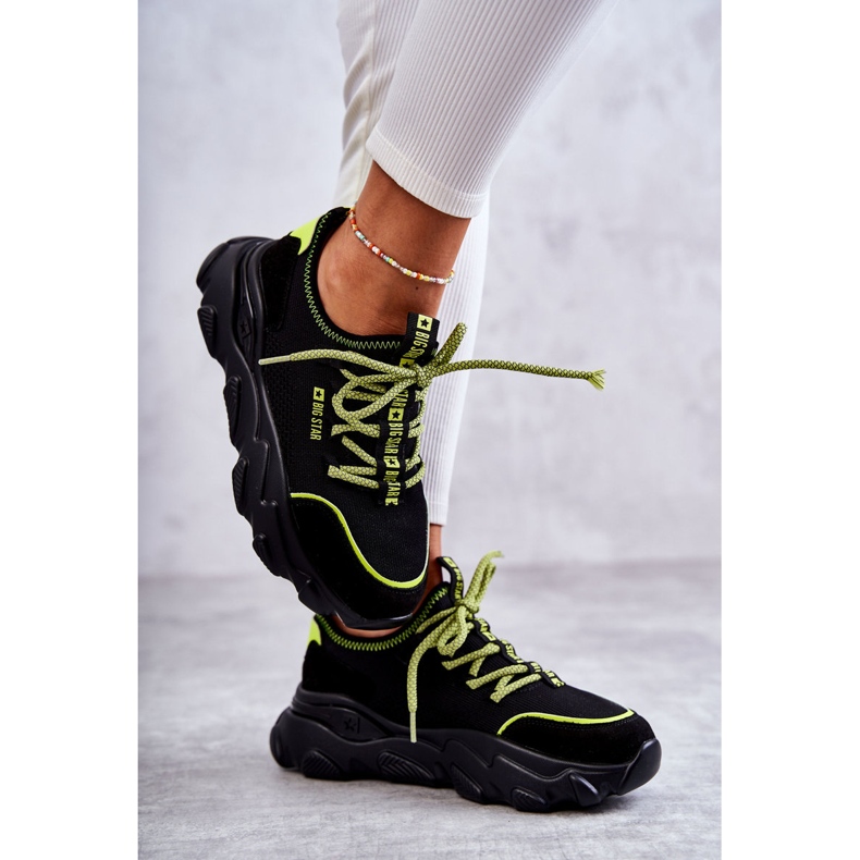 Dam Sneakers Memory Foam System Big Star KK274028 Svart 2