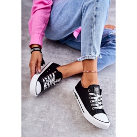 Skinnsneakers för kvinnor Big Star KK274096 Svart 1