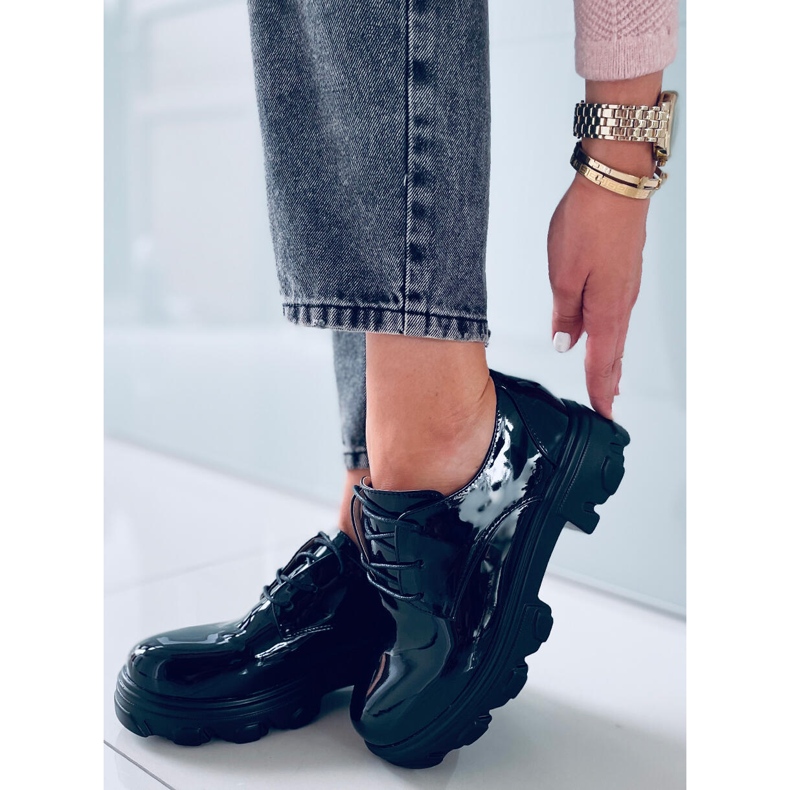 PA1 Pragma Black loafers med hög sula svart 1