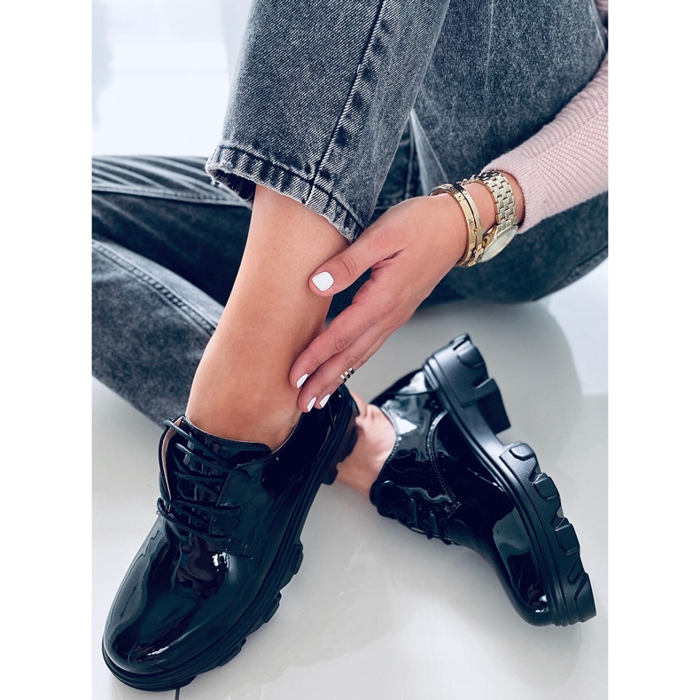 PA1 Pragma Black loafers med hög sula svart 2