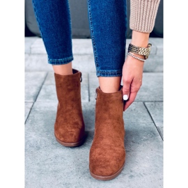 Verbe Camel Chelsea stövlar i mocka för kvinnor brun 2