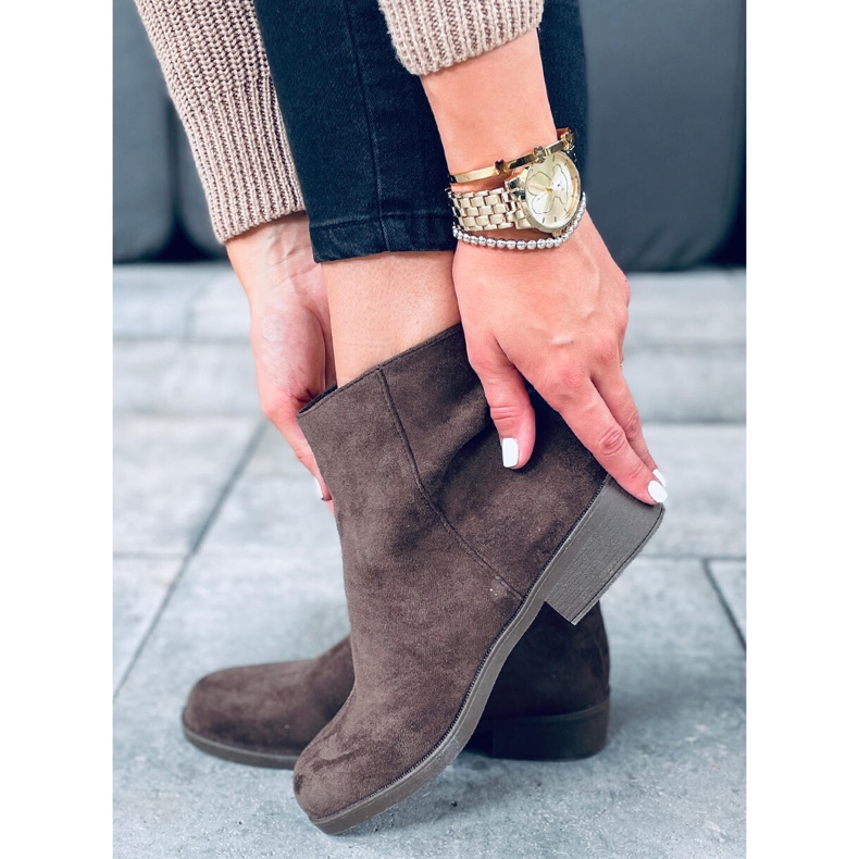 PA1 Verbe Green Chelsea stövlar i mocka för kvinnor grön 2