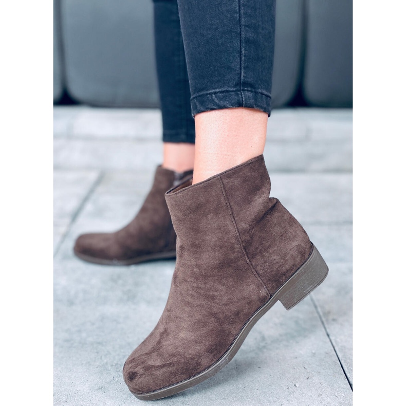 PA1 Verbe Green Chelsea stövlar i mocka för kvinnor grön 1