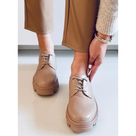 PA1 Tekla Khaki snörade loafers beige kaki 1