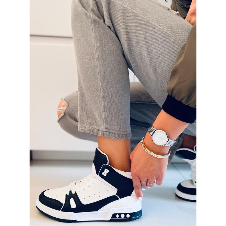 PA1 Liam Black ankel sneakers vit svart 2