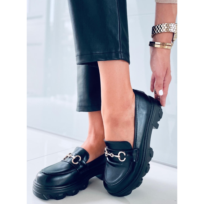 PA1 Loafers med hög sula från Eloise Black svart 1