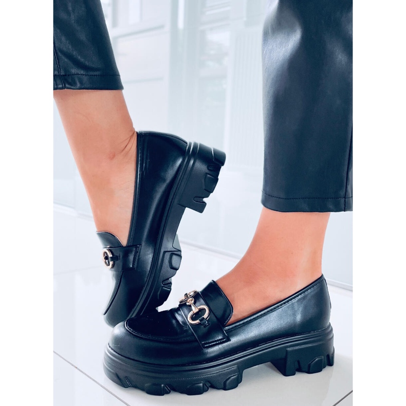 PA1 Loafers med hög sula från Eloise Black svart 2