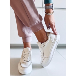 PA1 Josie Golden sneakers för kvinnor vit gyllene 1