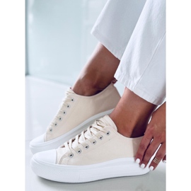 Ebbe Beige sneakers för kvinnor 2