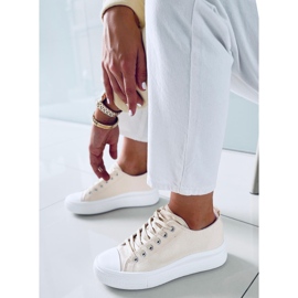 Ebbe Beige sneakers för kvinnor 1