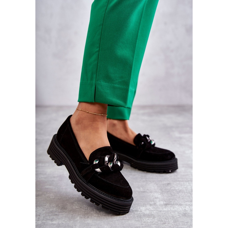 Damskor i mocka Laura Messi 2523 Svart 1