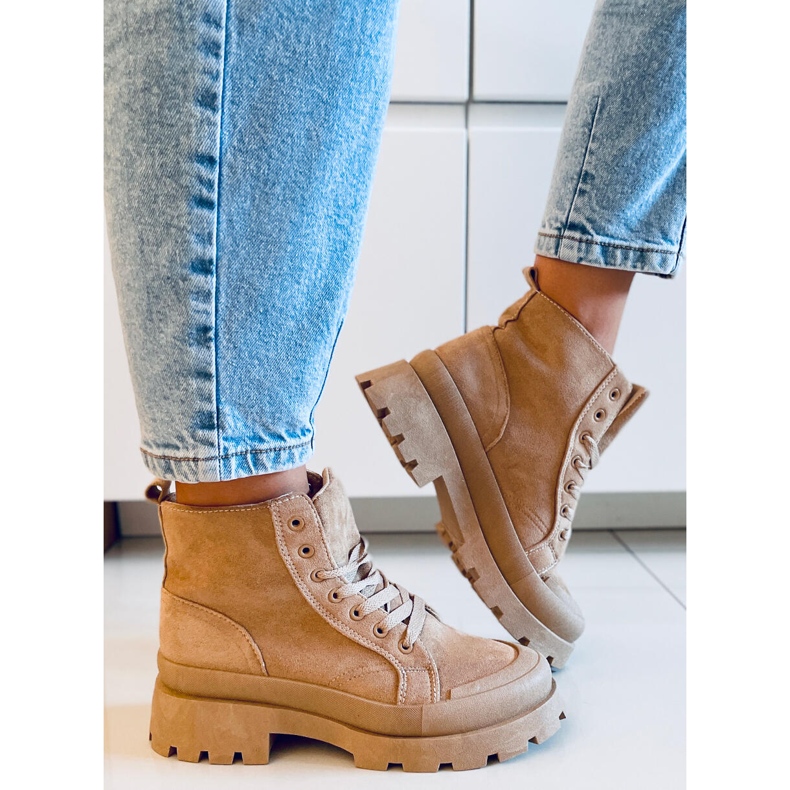 PA1 Baghra Khaki vandringssneakers beige kaki 2