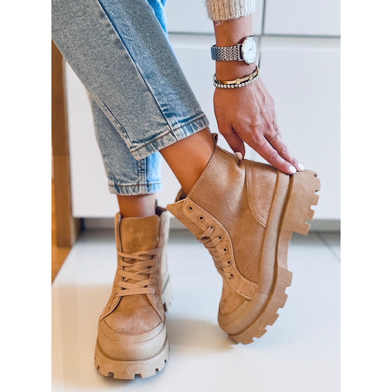 PA1 Baghra Khaki vandringssneakers beige kaki 1