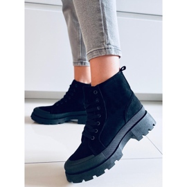 PA1 Baghra Svarta vandringssneakers 2