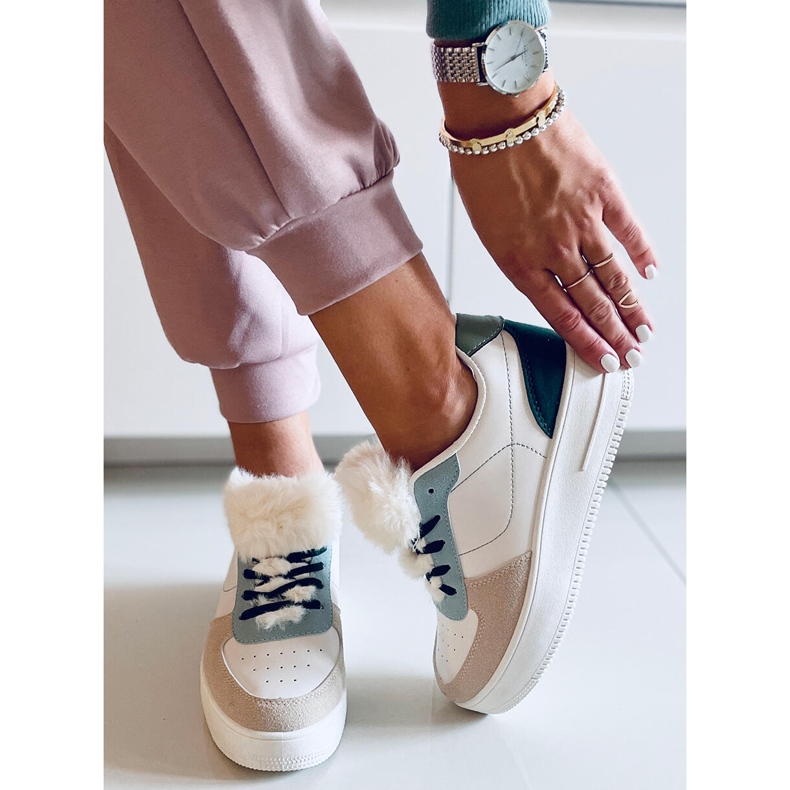 PA1 Lilith Green damsneakers vit mångfärgad 2