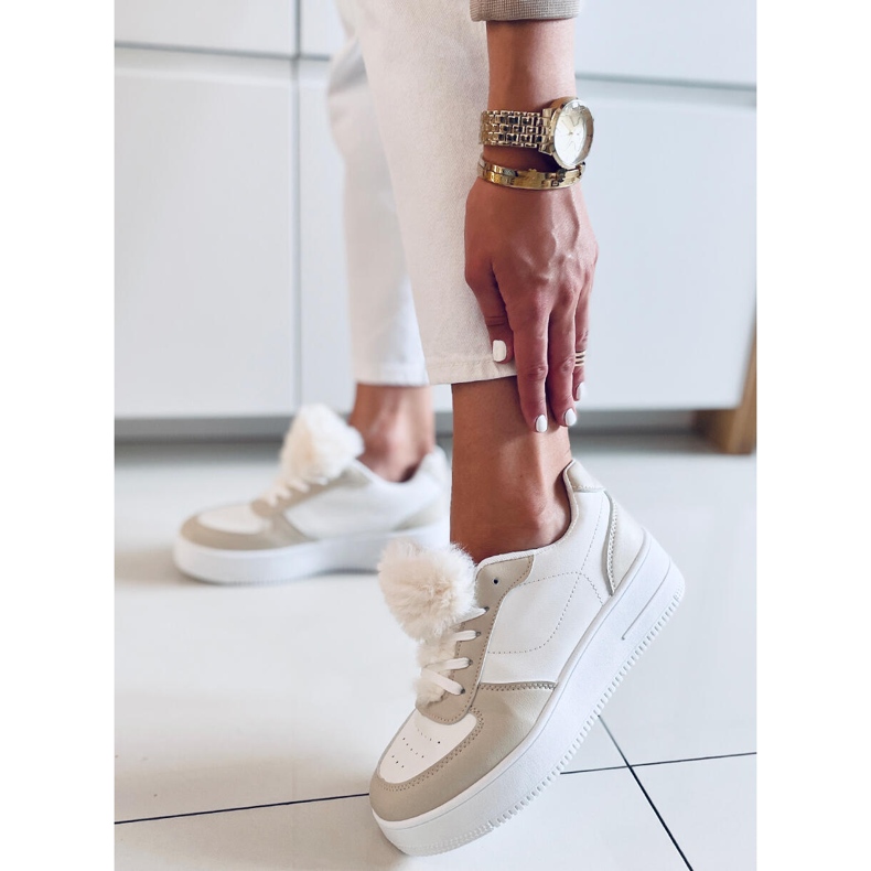 PA1 Lilith Beige sneakers för kvinnor vit 2