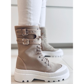 PA1 Pym Khaki ankelsneakers beige kaki 2