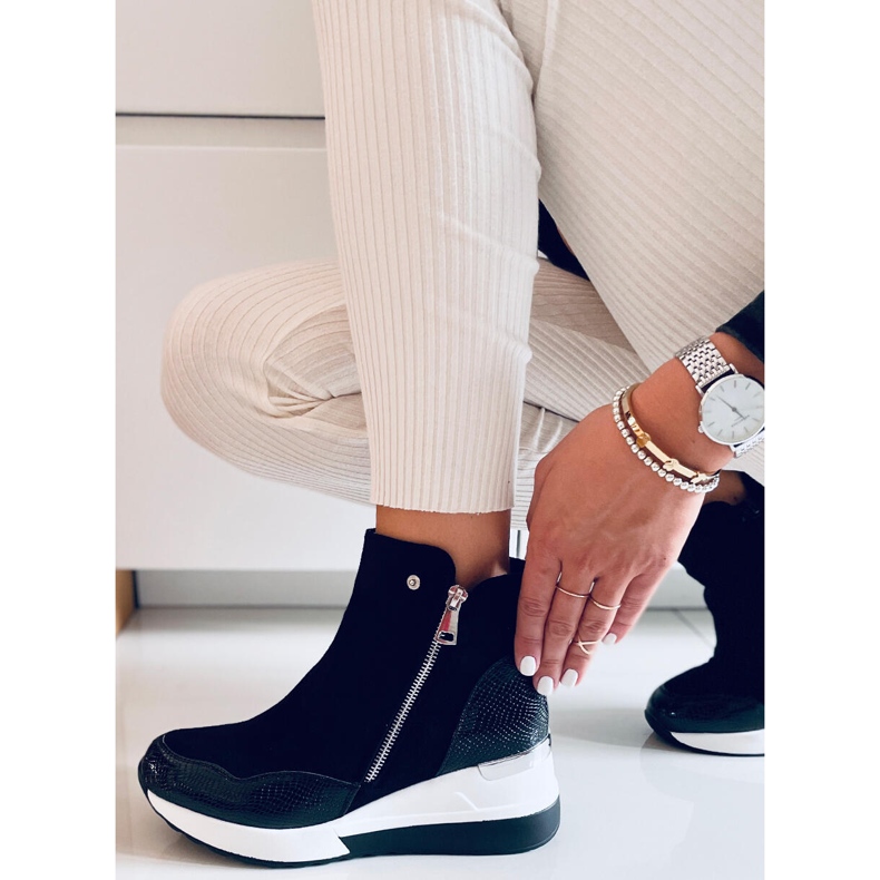 PA1 Wedge boots Micah Black svart 1