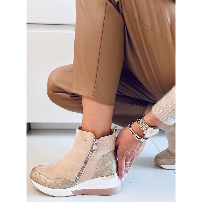 PA1 Kilkängor Micah Beige 1