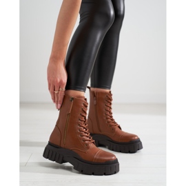 Bruna Shelovet damväskor med dekorativ dragkedja 1