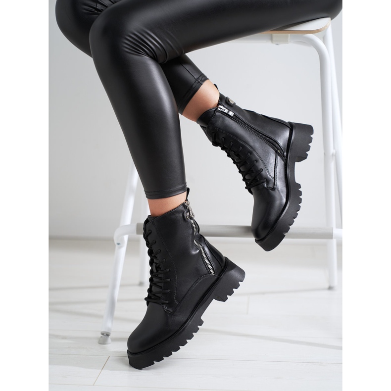 Svarta arbetare för kvinnor med en dekorativ Shelovet-dragkedja 1