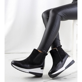 BM Svarta Arkala-isolerade kilstövlar 1