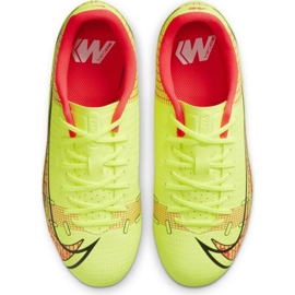 Nike Mercurial 14 Vapor Academy FG / MG Jr CV0811-760 fotbollsskor gula färger 3