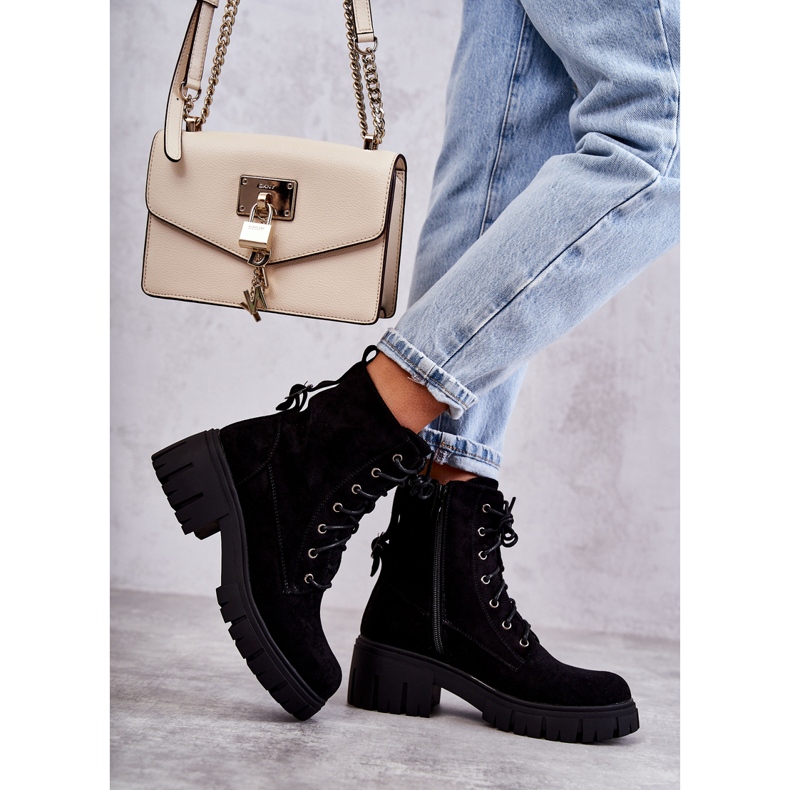 PG1 Dammocka Warm Boots Med Dragkedja Svart Emilien 3