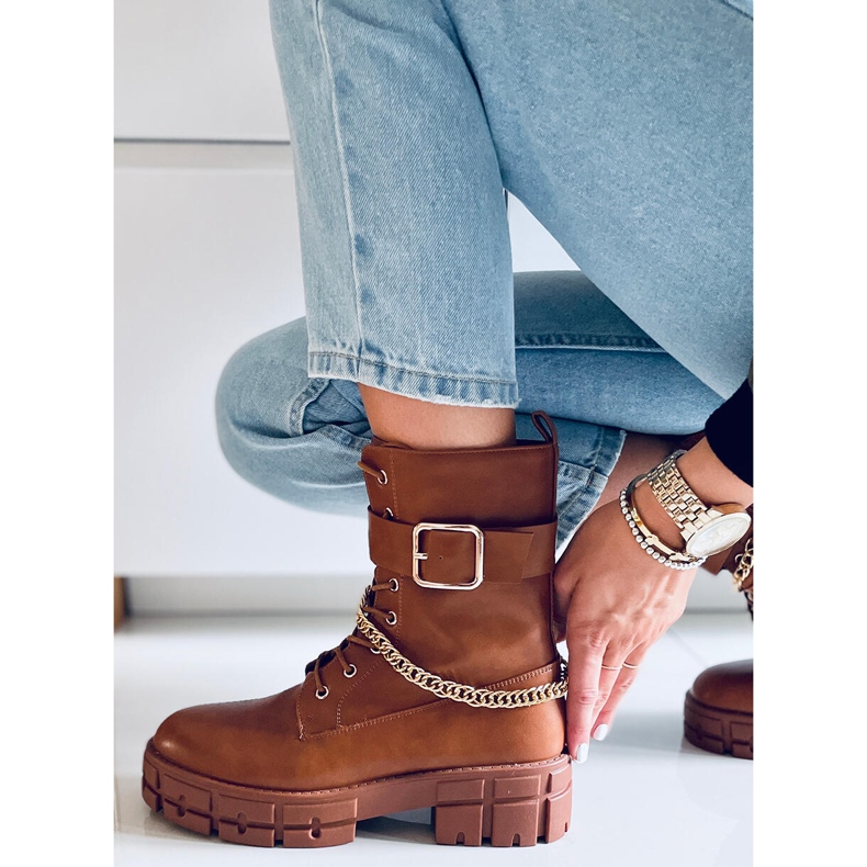 Militära Maude Camel-stövlar brun 2