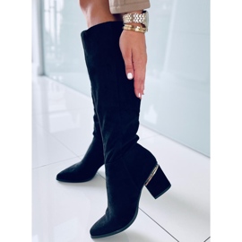 Ljungsvarta högklackade stövlar 2