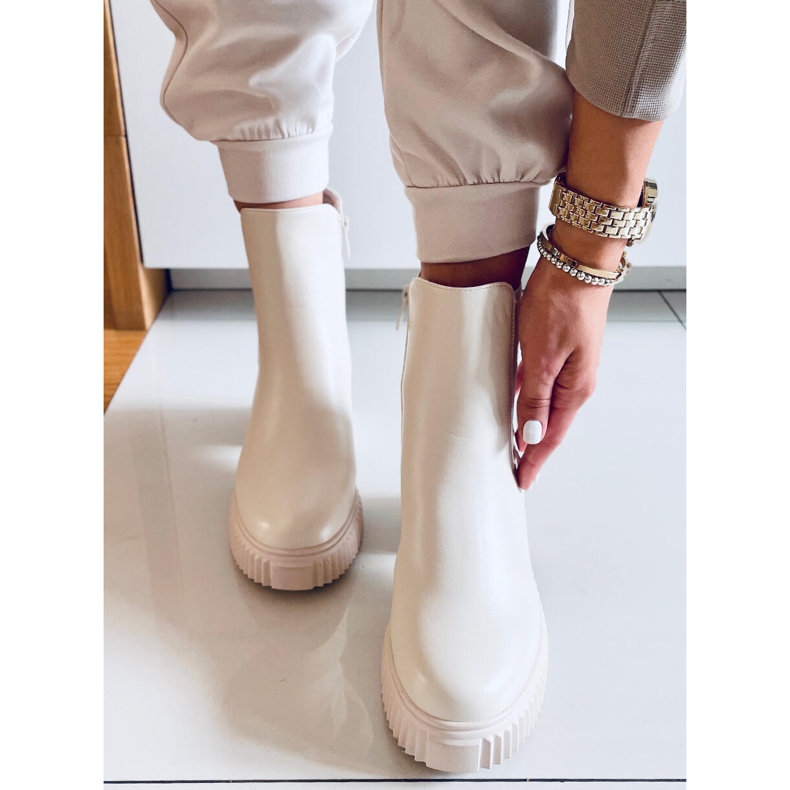 Chelsea stövlar Janet Beige 1