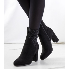 Svarta Onryx höga klackar 1