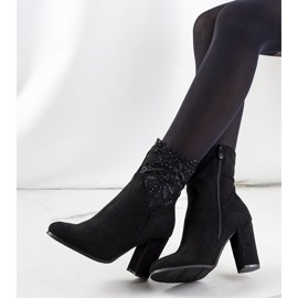 Svarta Onryx höga klackar 2