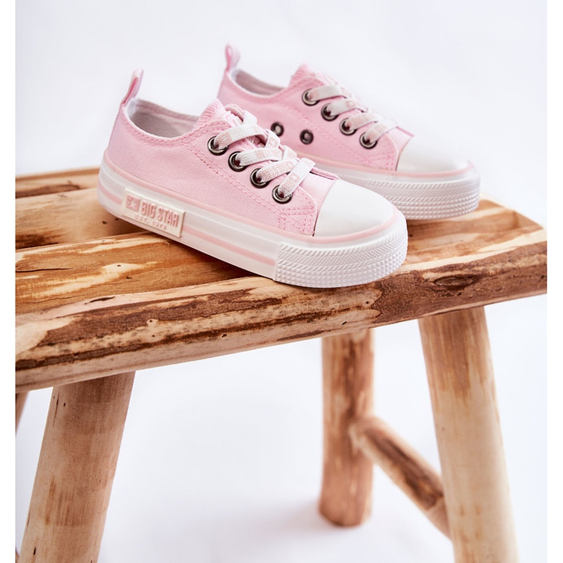Barnmaterial Sneakers Big Star KK374072 Rosa 1