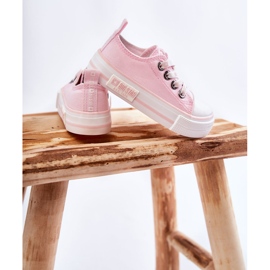 Barnmaterial Sneakers Big Star KK374072 Rosa 2