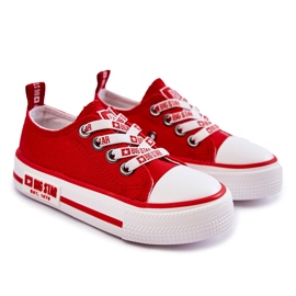 Barnmaterial Sneakers Big Star KK374071 Röd 7