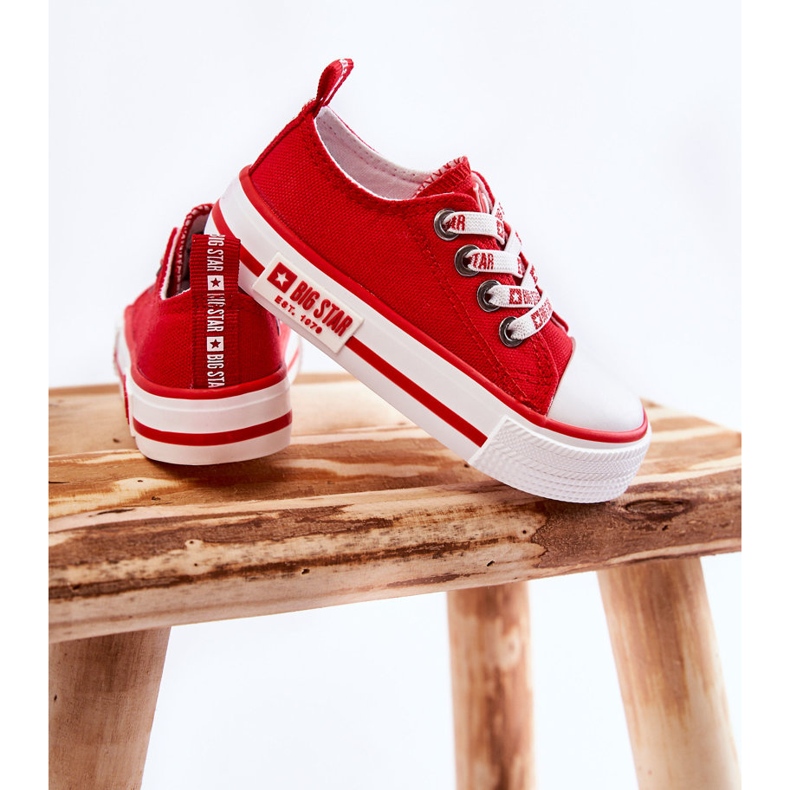 Barnmaterial Sneakers Big Star KK374071 Röd 2