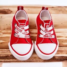 Barnmaterial Sneakers Big Star KK374051 Röd 4