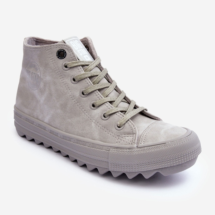 Dam Sneakers Big Star High Warm Grey GG274070 grå 2