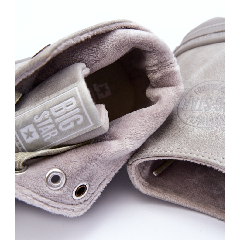 Dam Sneakers Big Star High Warm Grey GG274070 grå 1