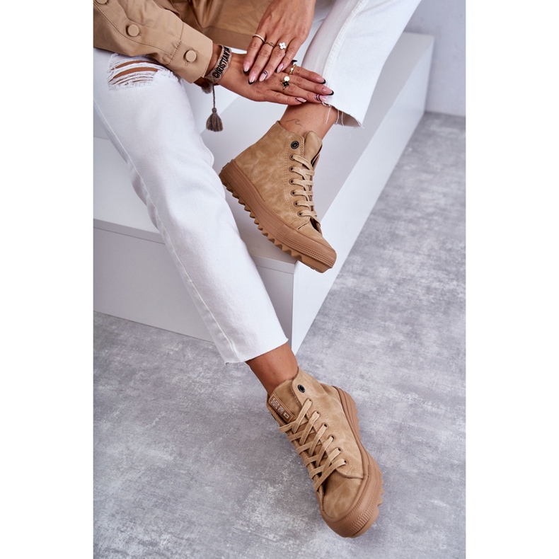 Dam Sneakers Big Star High Warm Camel GG274072 beige 1