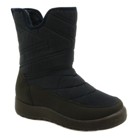 Evento Kvinnors snöstövlar vattenbeständig marinblå svart 2