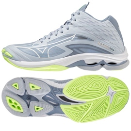 Mizuno Wave Lightning Z7 Mid W V1GC225002 volleybollskor grå nyanser av grå 1
