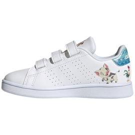 Adidas Advantage Disney Vaiana C Jr GZ7627 skor vit 1
