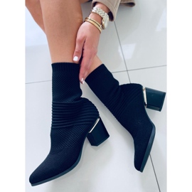 Tiara Black högklackade sockstövlar svart 2