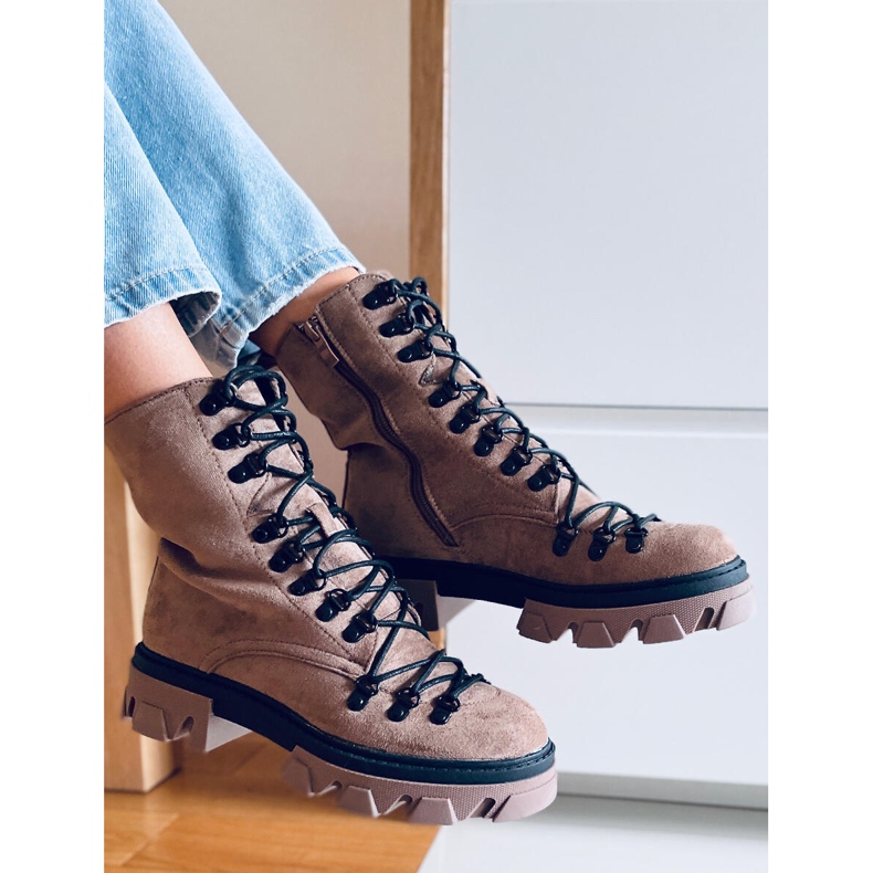 Conor Khaki snörstövlar brun 2