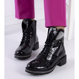 Svarta Airedale stövlar 1