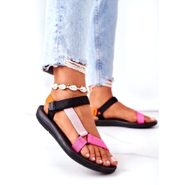 MSMG Damsportsandaler Flerfärgade rosa 2